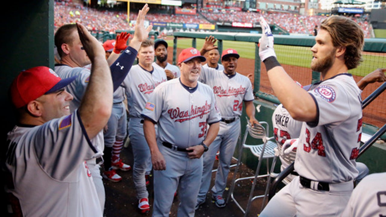 Harper homers twice, Scherzer dominates as Nats beat Cards (Jul 02, 2017)